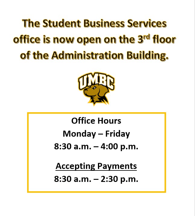 SBS IS NOW OPEN ON THE 3RD FLOOR OF THE ADMINISTRATION BUILDING